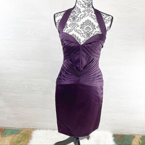 Zac Posen Truly Satin Sweetheart Bodycon Dress